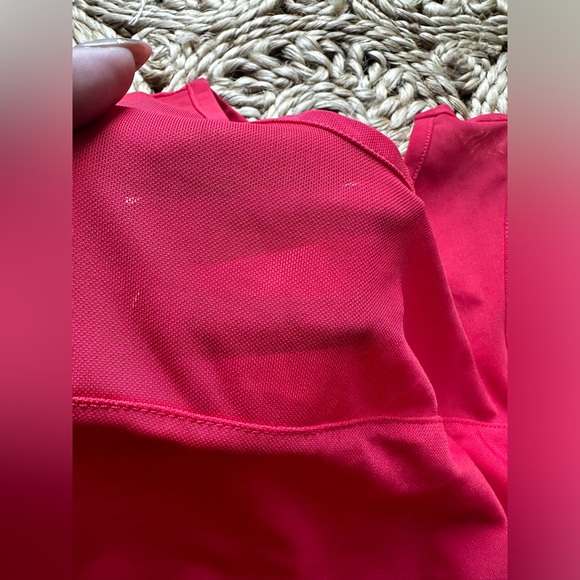 Red Guess mesh cutout bodycon midi dress. Size medium. EUC. - Picture 6 of 11